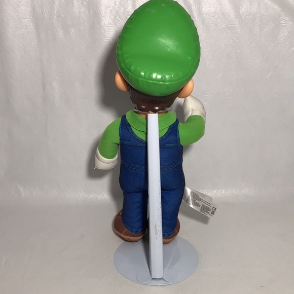 Luigi Super Mario Brothers Movie Plush & Vinyl Toy - Picture 3 of 10